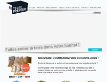 Tablet Screenshot of ma-terre-premiere.com